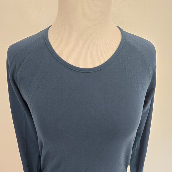 Athleta Speedlight Seamless Top Teal Small - Picture 5 of 12